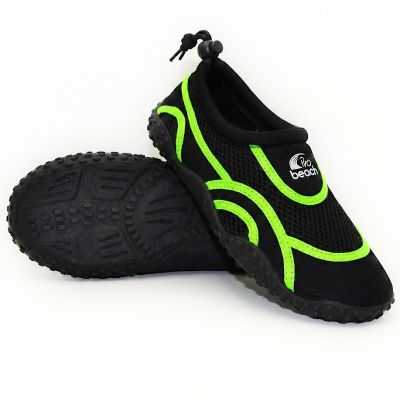 9. JUNIOR WATER SHOES BLACK/GREEN XQMAX S.30