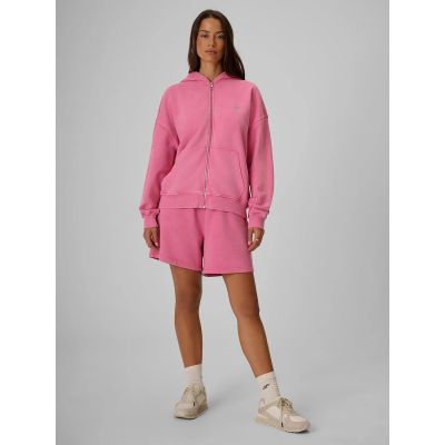 7. Women's oversize sweatshirt with hood 4F 4FRSS26TSWSF3189-55S
