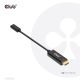 CLUB 3D CAC-1333 Cable Adapter 0.22m HDMI Type-A (Standard) USB Type-C Black