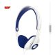 2. Koss KPH30i Wired Headband Headphones Blue, White