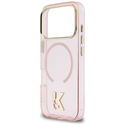 6. Karl Lagerfeld IML K Head Logo MagSafe Case for iPhone 17 Pro - Pink