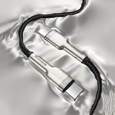 12. Baseus Cafule Series Metal Data USB-C / USB-C PD QC SCP 100W 5A 1 m cable - black