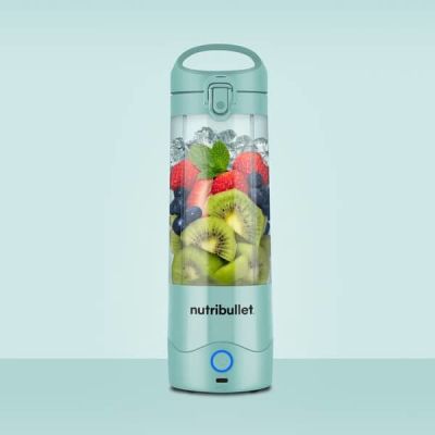 5. Nutribullet NBP003LBL Portable Blender, Light Blue