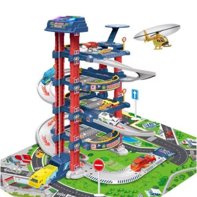 4. Extralink KIDS Car Park Garage with Electric Lift, Toy Cars for Children