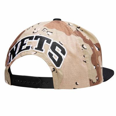 2. Mitchell & Ness NBA Brooklyn Nets Choco Camo Cap - HHSS1101-BNEYYPPPCAMO