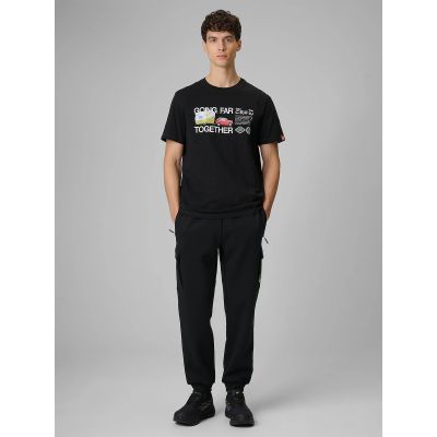 3. Men's regular printed T-shirt 4F 4FRSS26TTSHM3810-20S