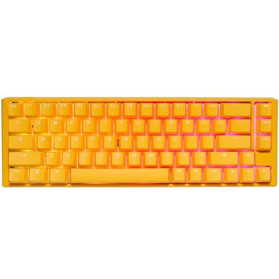 Ducky One 3 Yellow SF Gaming Keyboard USB QWERTY US English Yellow