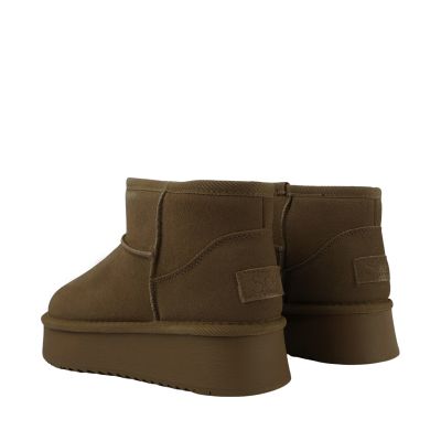 3. Women's leather shoes Solo Soprani Couture Hugh Platform olive SSW421P05 06