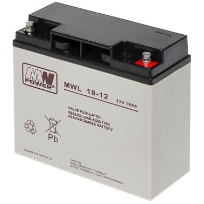 MW Power AGM MWL 18-1212V/18Ah battery 181*77*167 (M5)