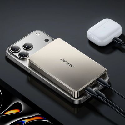 29. Joyroom JR-PBM08 Pro Powerbank 22.5W 10000mAh with Wireless Charging 2x USB-C - Titanium