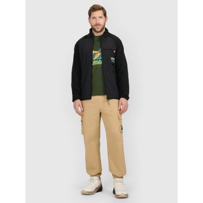 5. Men's casual cargo pants 4F 4FRAW25TTROM1690-83S