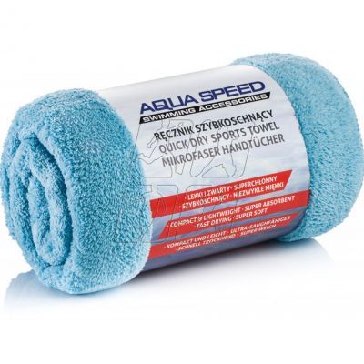 2. Aqua-speed Dry Coral towel 350g 50x100 light blue 02/157