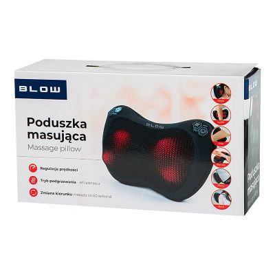 4. BLOW MASSAGE PILLOW SHIATSU MASSAGER BLACK