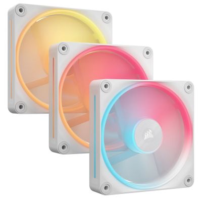 4. Corsair iCUE LINK LX120-R RGB Fan 12cm White 3pcs.