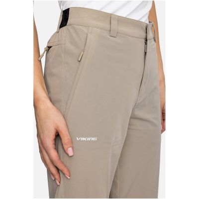 8. Women’s VIKING Expander Ultralight Lady Trousers, Beige