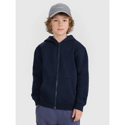 Boy's zip-up hooded sweatshirt 4F 4FJRMM00TSWSM2481-31S