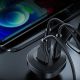 9. Acefast car charger 66W 2x USB Type C / USB, PPS, Power Delivery, Quick Charge 4.0, AFC, FCP, SCP black (B3 black)