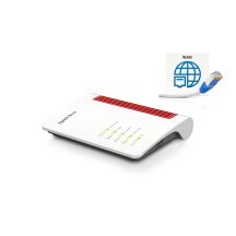 FRITZ!Box 4050 Wireless Router Gigabit Ethernet Dual-band (2.4 GHz/5 GHz) Black, White