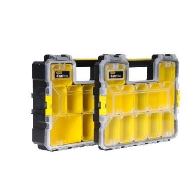 2. Stanley 1-97-519 Tool Box Black, Clear, Yellow