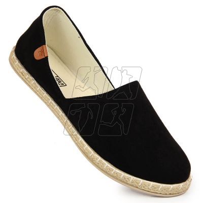 7. Slip on espadrilles with cutouts NEWS W EVE270A black