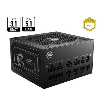 15. MSI MAG A750GL 750W PCIE5 II 80+ Gold ATX 3.1 Power Supply