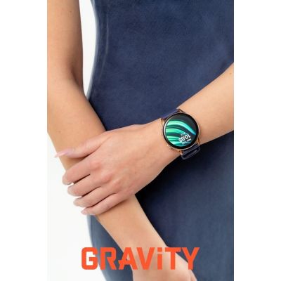 2. Smartwatch Gravity Rose Gold Strap + Bracelet GT11-6