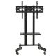 2. Maclean TV stand trolley, professional, on wheels, max 32-65", max 40kg, MC-739