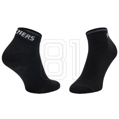 2. Skechers 3PPK Mesh Ventilation Socks SK43022-9999 Black 35-38