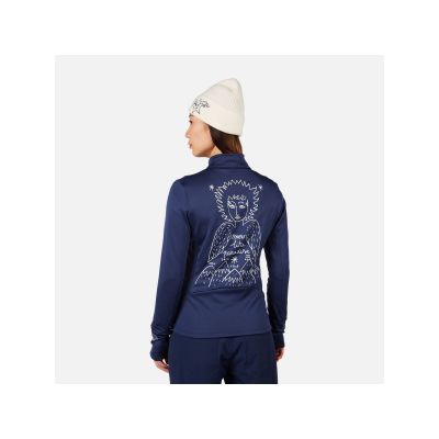 3. ROSSIGNOL W JCC CLIMI JKT women's sweatshirt blue