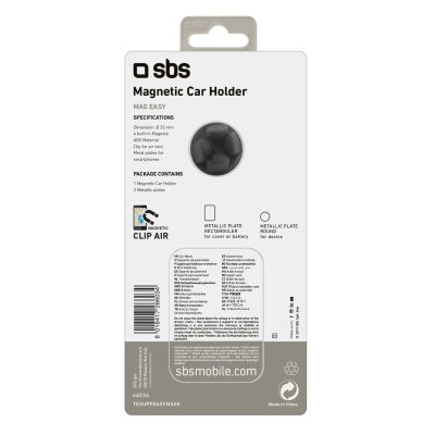 2. SBS TESUPPEASYMAGK smartphone holder magnetic, for air vent - black