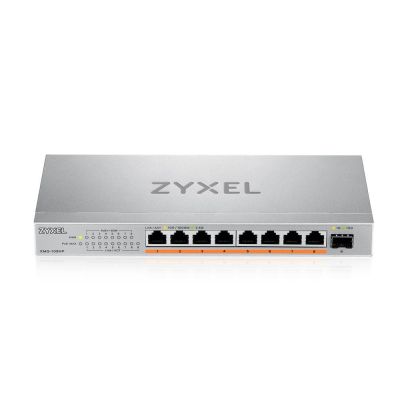 8. Zyxel XMG-108HP 9p PoE Switch (PoE++: 8) 100W Unmanaged Multigigabit