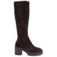 2. Women’s chocolate-brown suede insulated boots Vinceza 58332