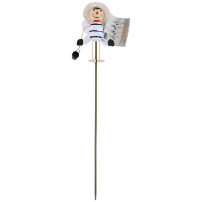 3. DECORATIVE BEE ON A WHITE PIKE