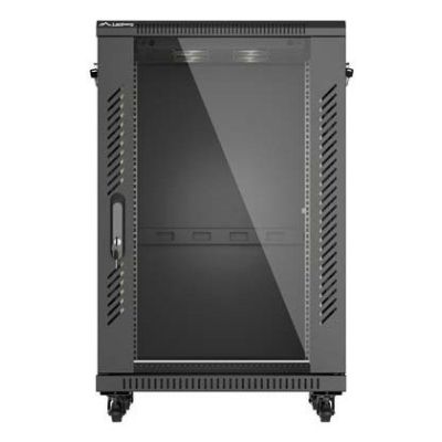 42. LANBERG FLOOR CABINET 19" 18U 600X600 BLACK