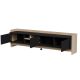 2. PORTO 3D TV cabinet 190x38x50 oak/black