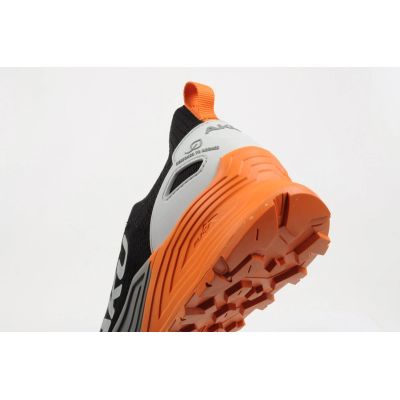 8. Aku men's outdoor trekking shoes Aira comfortable hiking black gray orange