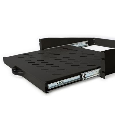 2. Digitus Pull-out shelf for permanent mounting on 483 mm (19") front mounting profiles
