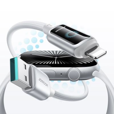 7. Joyroom S-A55 StarFlight 3A USB-A - Lightning cable 1.2m - white