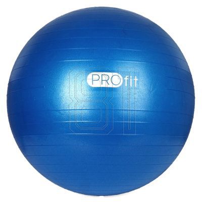 3. Gymnastics ball PROfit 85cm blue with pump DK2102