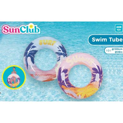 6. SWIMMING RING 100CM SURF BLUE 35279