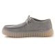 4. Clarks Torhill Lo 26182810 Light Gray Suede