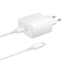Samsung EP-TA845EWE 45W wall charger with USB-C cable Samsung EP-DW767JWE 45W 1.8m (OOB Bulk - replacement packaging) - white