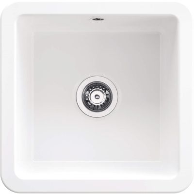 Single-bowl ceramic sink