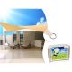 GREENBLUE GARDEN SAIL UV SHADE POLYESTER 4M SQUARE CREAM HYDROPHOBIC SURFACE GB504