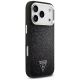 4. Guess Glitter Triangle Logo MagSafe Case for iPhone 17 Pro - Black