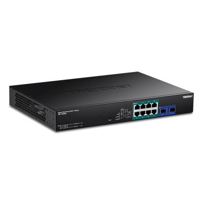 4. TRENDnet 10-Port Gigabit Smart PoE++ Internet Switch