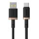 2. Baseus Dura USB-Type C Cable 60W 1m (Black-Gold)