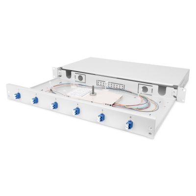 8. Digitus DN-96330/9 LC fiber optic adapter 1 pc. Gray