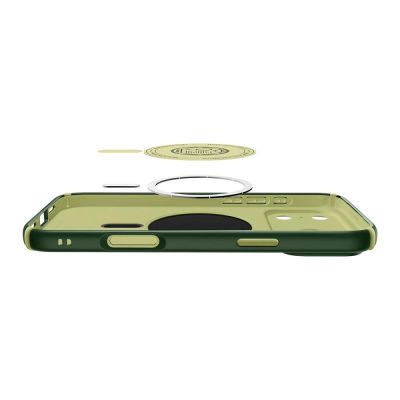 7. Spigen Nano Pop Hybrid MagSafe Case for iPhone 17 Pro - Green