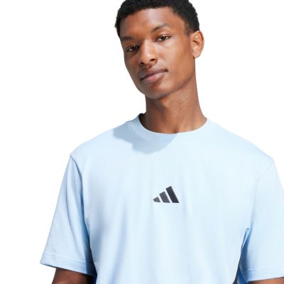 5. Men's adidas Essentials 3 Stripes T-shirt blue JE6397